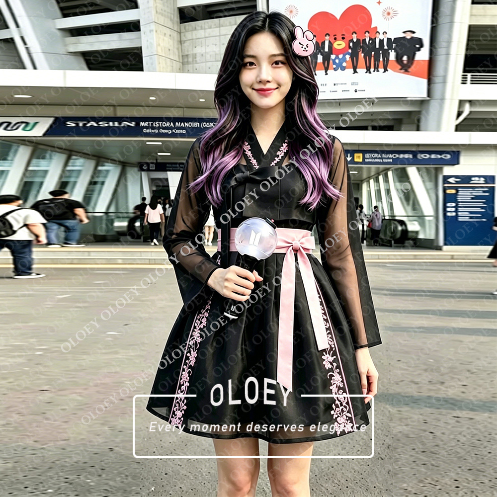 OLOEY Vestido Hanbok Corto Mod - Modern Korean Lifestyle reseña y precio